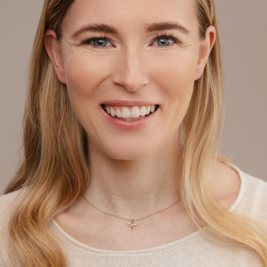 Diamantový prívesok Hope, žlté zlato