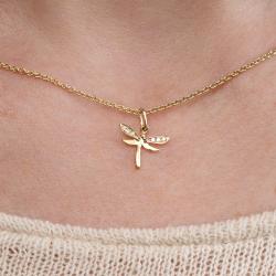 Diamantový prívesok Hope, žlté zlato