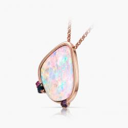 Drahokamový prívesok Clara, ružové zlato