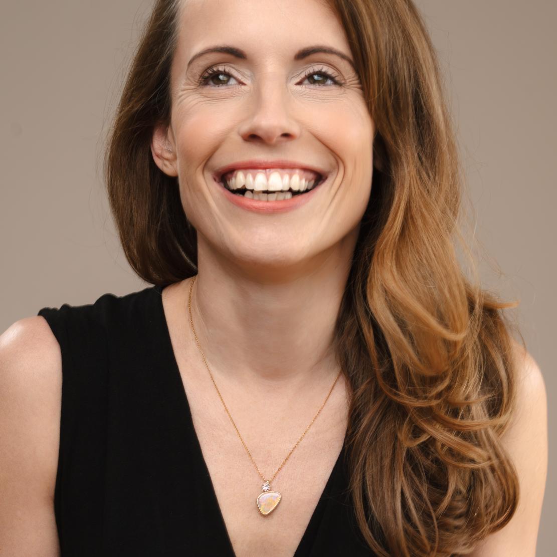 Drahokamový náhrdelník Morga, žlté zlato