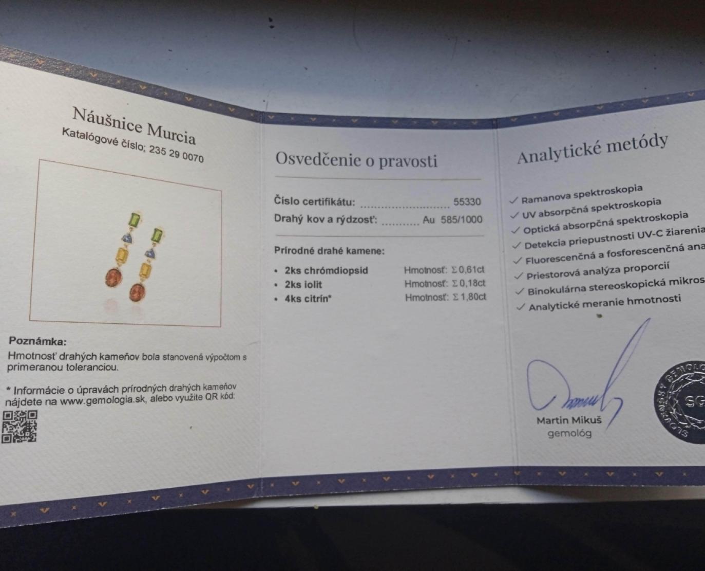 Náušnice Murcia