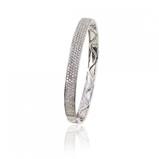 Náramok Essence, biele zlato, diamant.