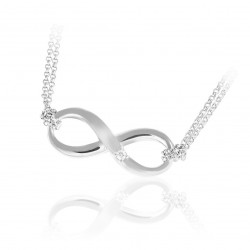 Náhrdelník Cherish II., biele zlato, diamant.