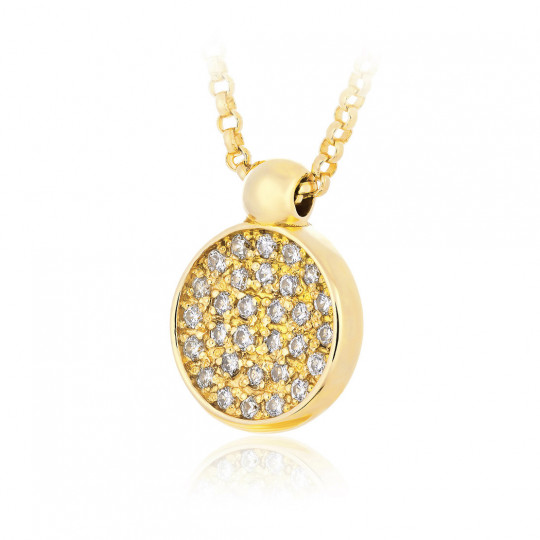Náhrdelník Avidity Grande, žlté zlato, diamant.