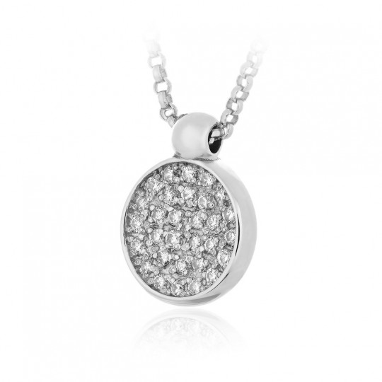 Náhrdelník Avidity Grande, biele zlato, diamant.